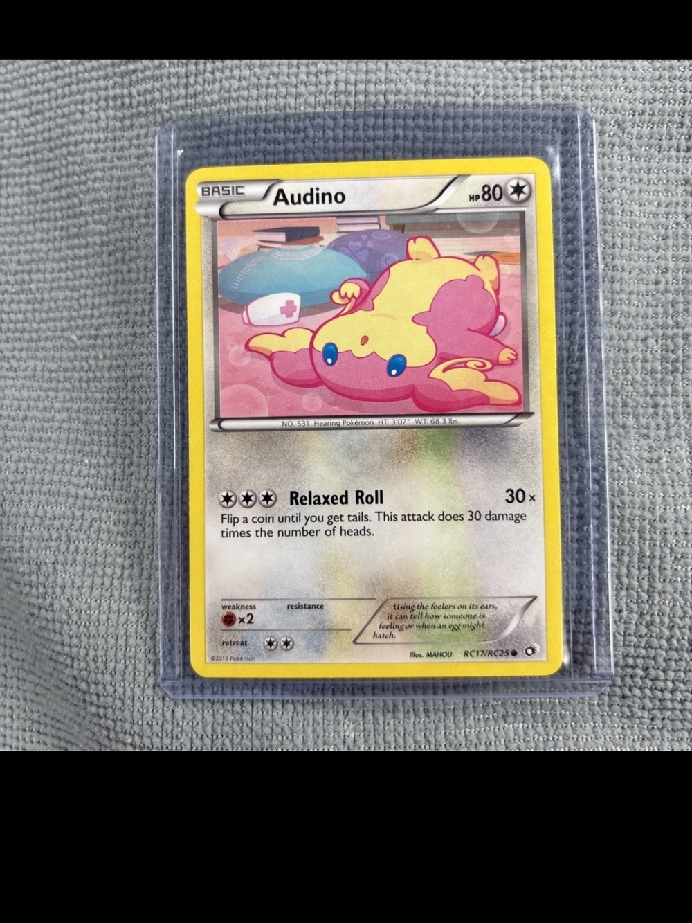Audino RC17/RC25 Legendary Treasures: Radiant Collection Holo
